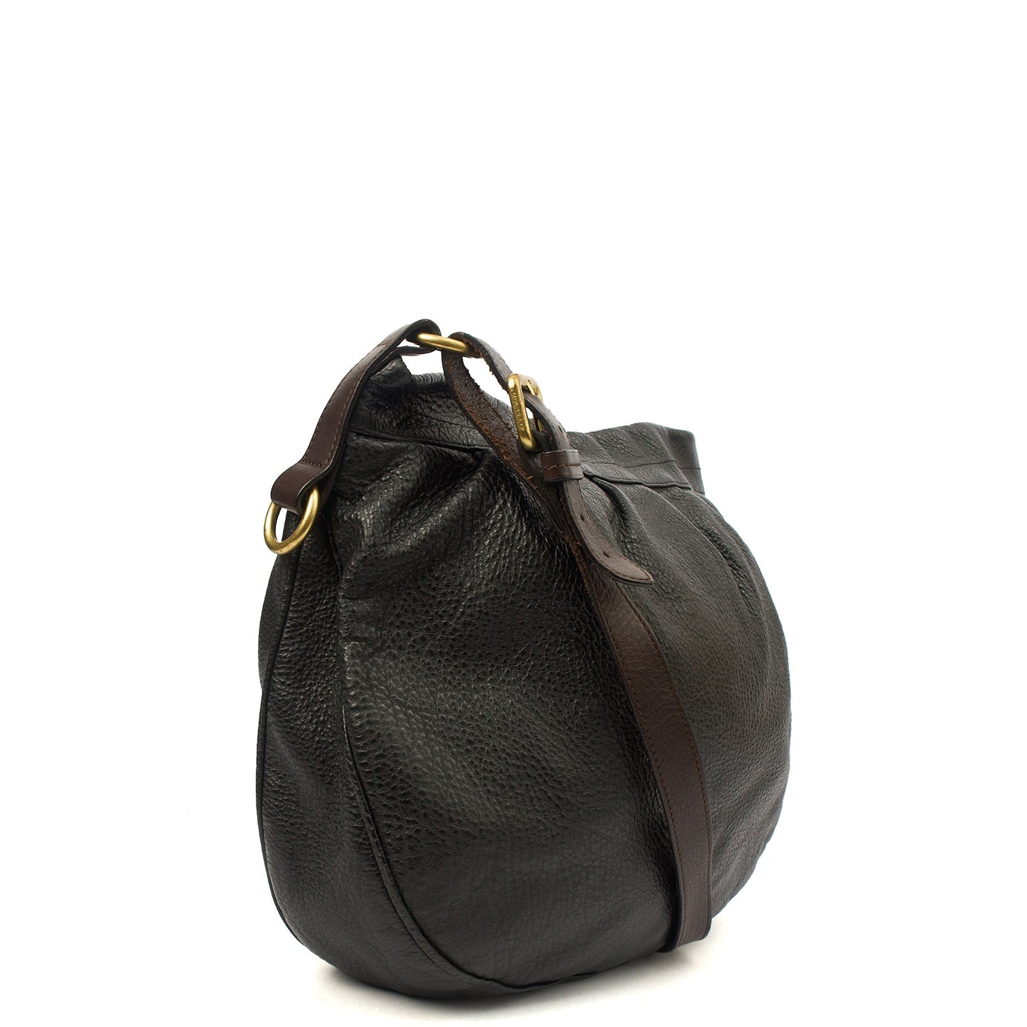 Mulberry Tote Mitzy Tote in Black, Calfskin Leather — Side View