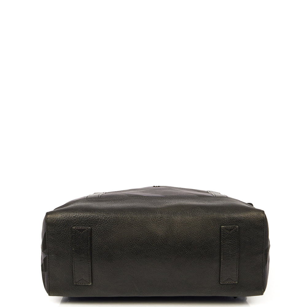 Mulberry Multitasker Camo Canvas Holdall in Blue, Fabric — Detail View