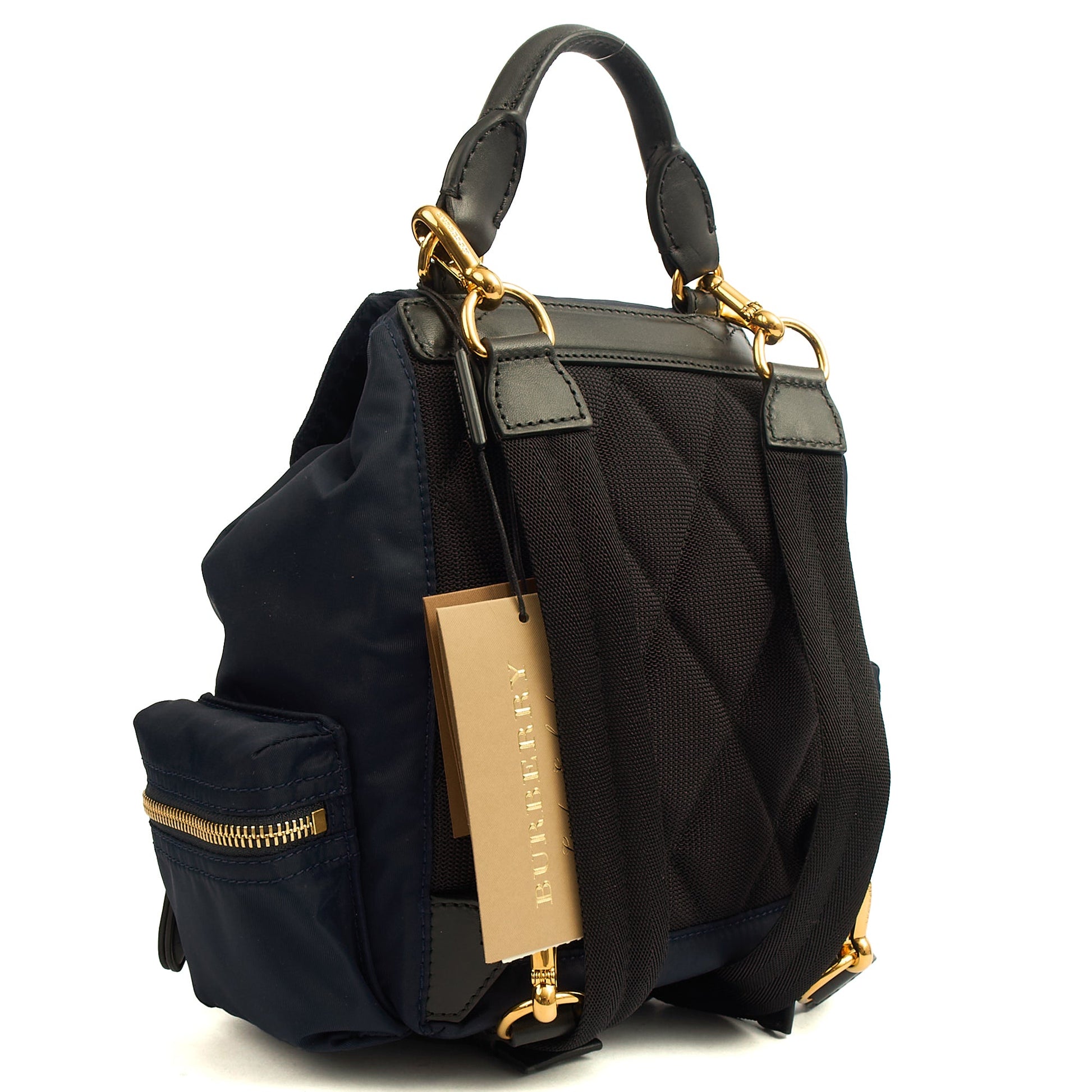 Burberry Backpack Backpack in Blue, Fabric — Alternate View 9