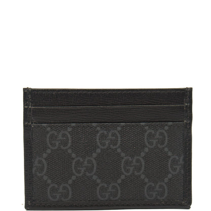 Gucci Card Holder Card Holder in Night Courrier GG Supreme, Leather — Alternate View 9