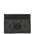 Gucci Card Holder Card Holder in Night Courrier GG Supreme, Leather — Front View