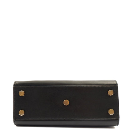 Saint Laurent Cross Body Sac de Jour Baby in Black, Leather — Top View