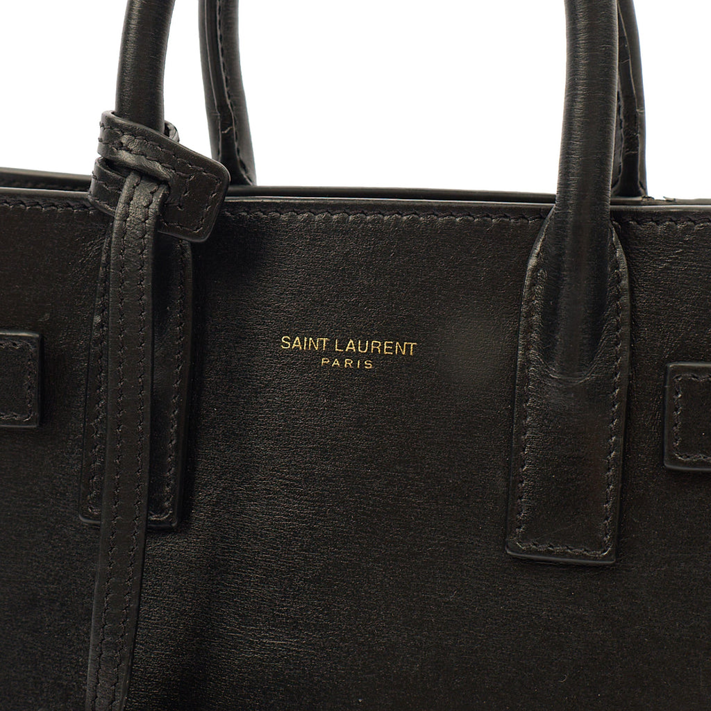 Saint Laurent Cross Body Sac de Jour Baby in Black, Leather — Alternate View 12