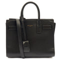 Saint Laurent Cross Body Sac de Jour Baby in Black, Leather — Front View