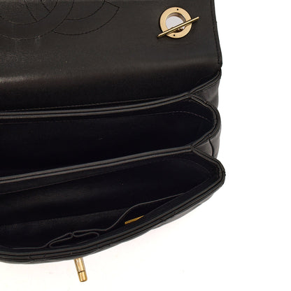 Chanel Tote Trendy CC in Black, Lambskin Leather — Alternate View 10