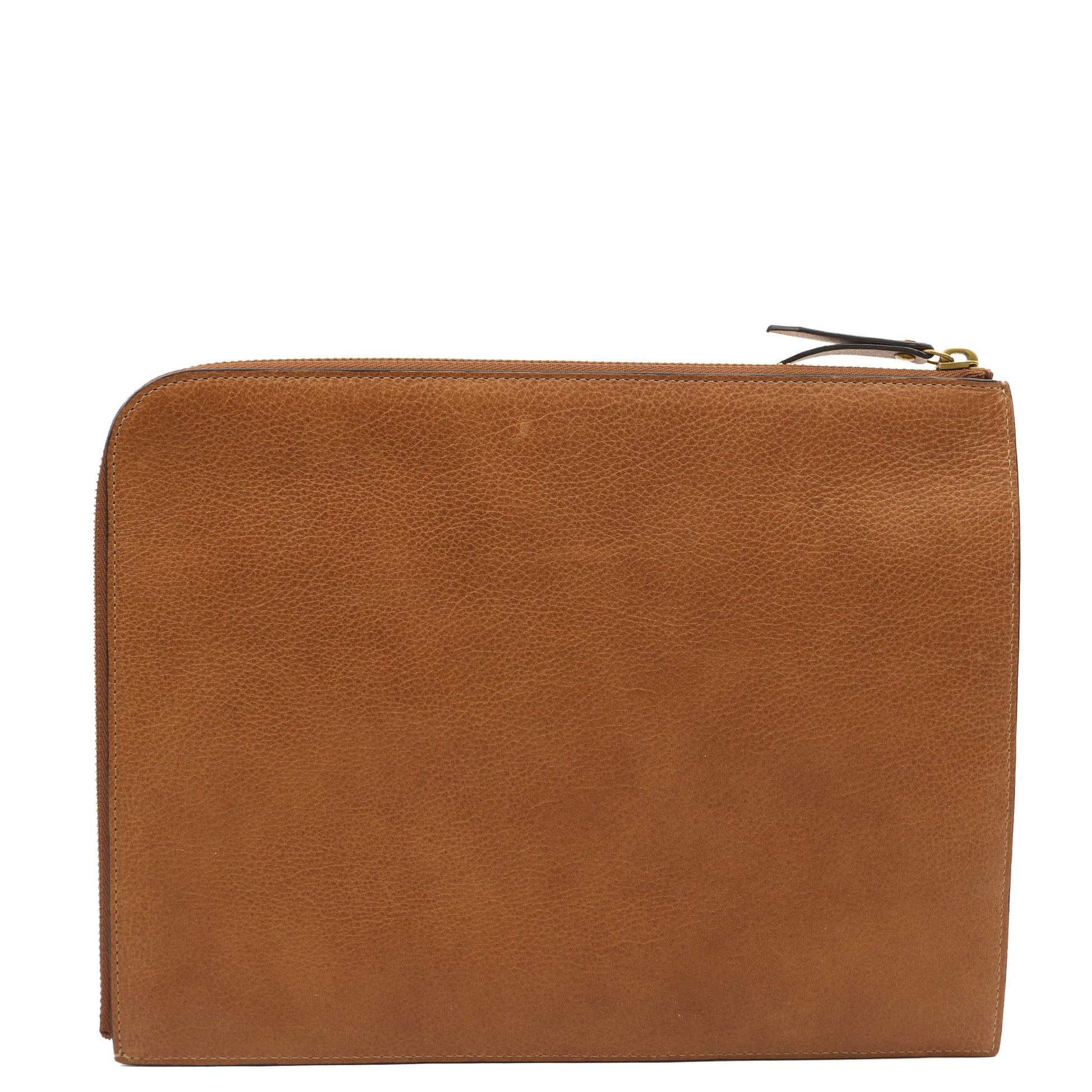 Mulberry Clutch Pouch in Oak, Calfskin Leather — Alternate View 10