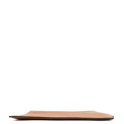 Mulberry Clutch Pouch in Oak, Calfskin Leather — Top View