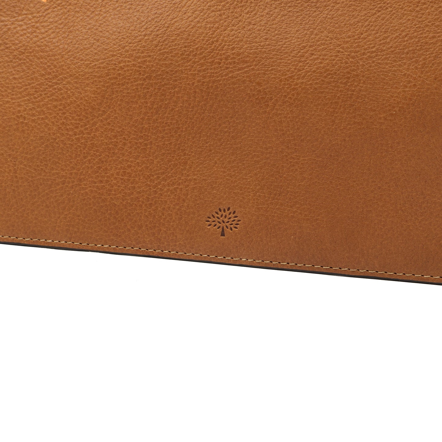 Mulberry Clutch Pouch in Oak, Calfskin Leather — Alternate View 12