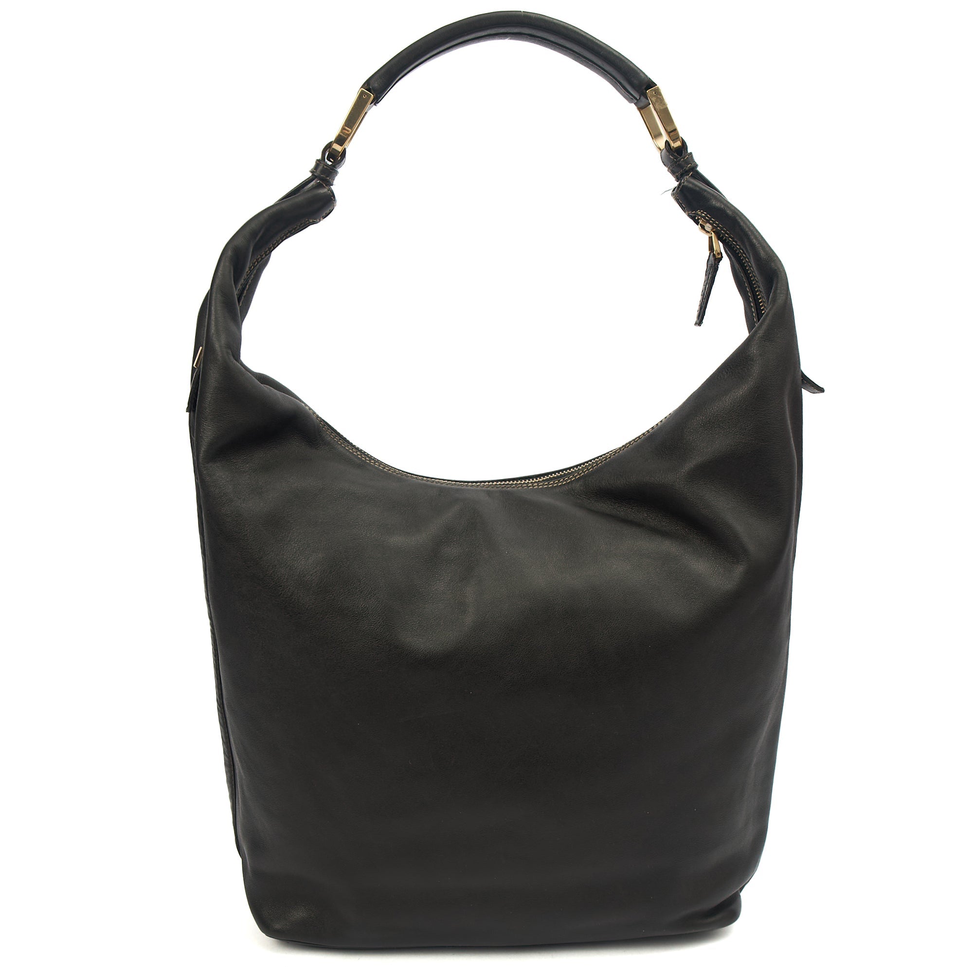 Gucci Shoulder Bag Shoulder Bag in Black, Leather — Back View