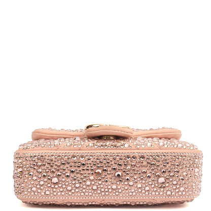 Gucci Cross Body Marmont Shoulder Bag - Small in Pink, Leather — Alternate View 11