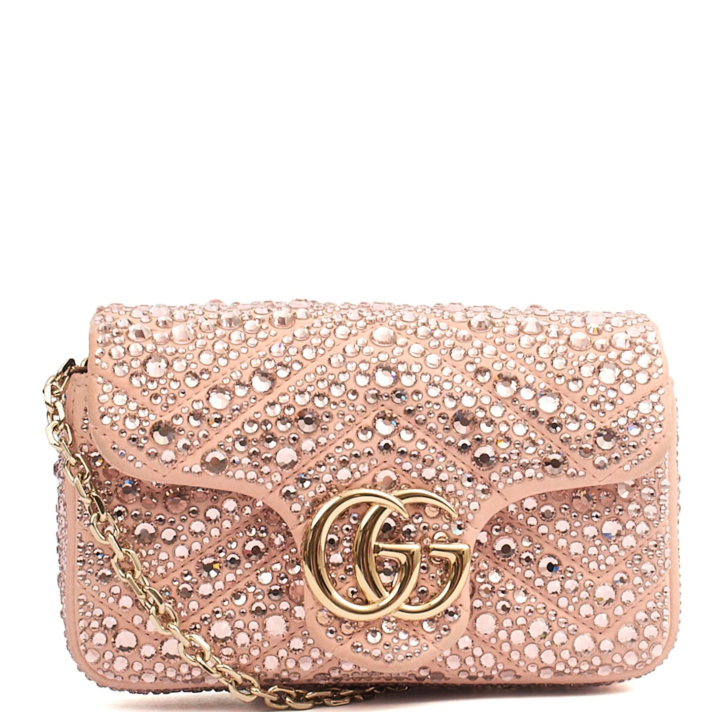 Gucci Cross Body Marmont Shoulder Bag - Small in Pink, Leather — Alternate View 15