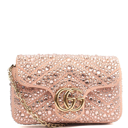 Gucci Cross Body Marmont Shoulder Bag - Small in Pink, Leather — Alternate View 15