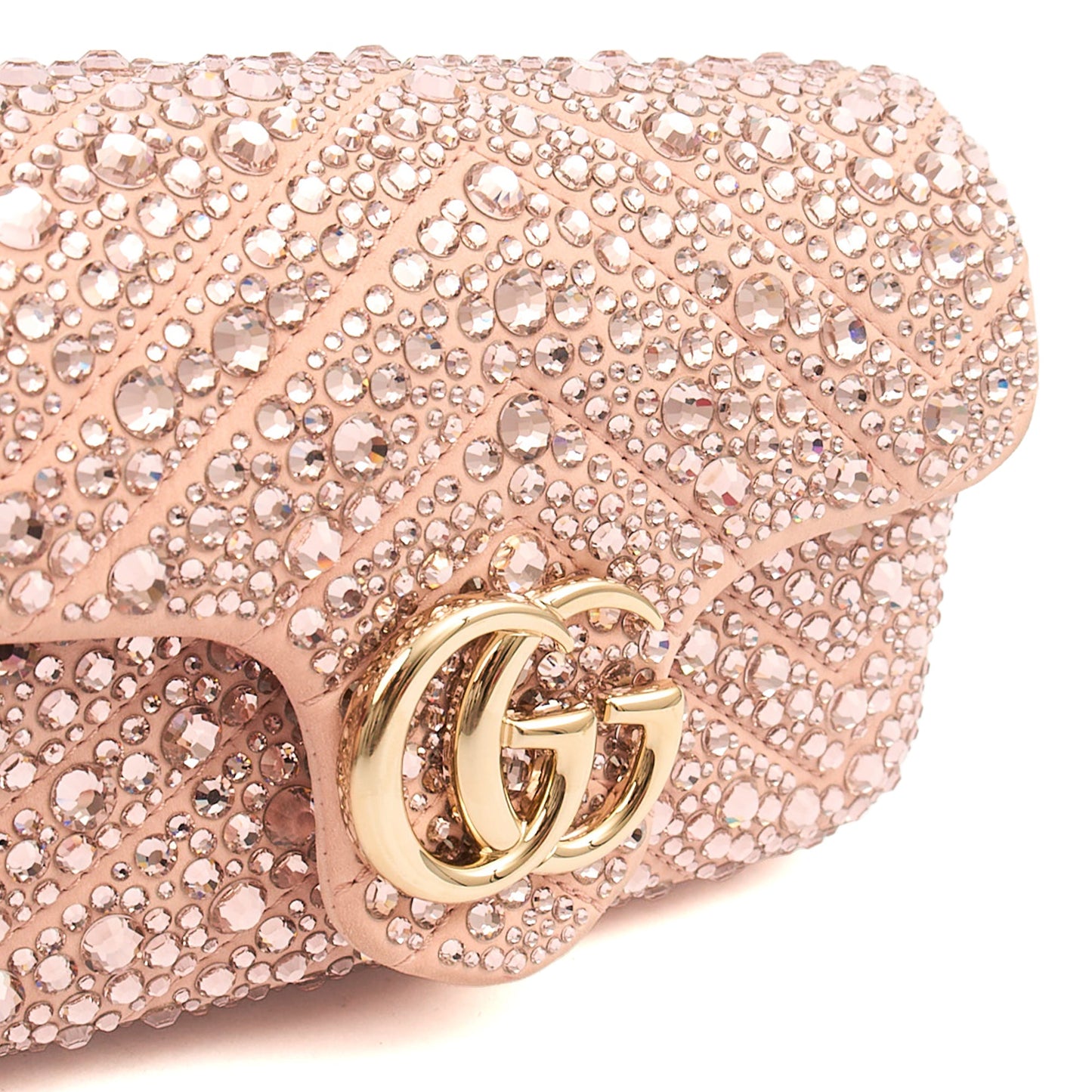 Gucci Cross Body Marmont Shoulder Bag - Small in Pink, Leather — Alternate View 12