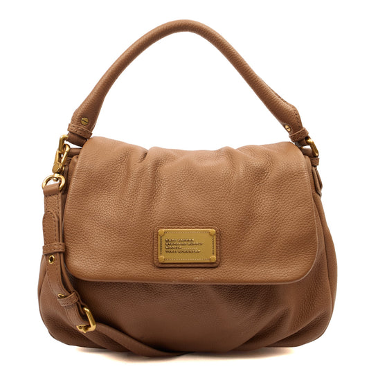 Marc Jacobs Shoulder Bag The Shoulder Bag in Brown, Leather — Front View