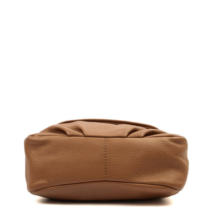 Marc Jacobs Shoulder Bag The Shoulder Bag in Brown, Leather — Top View