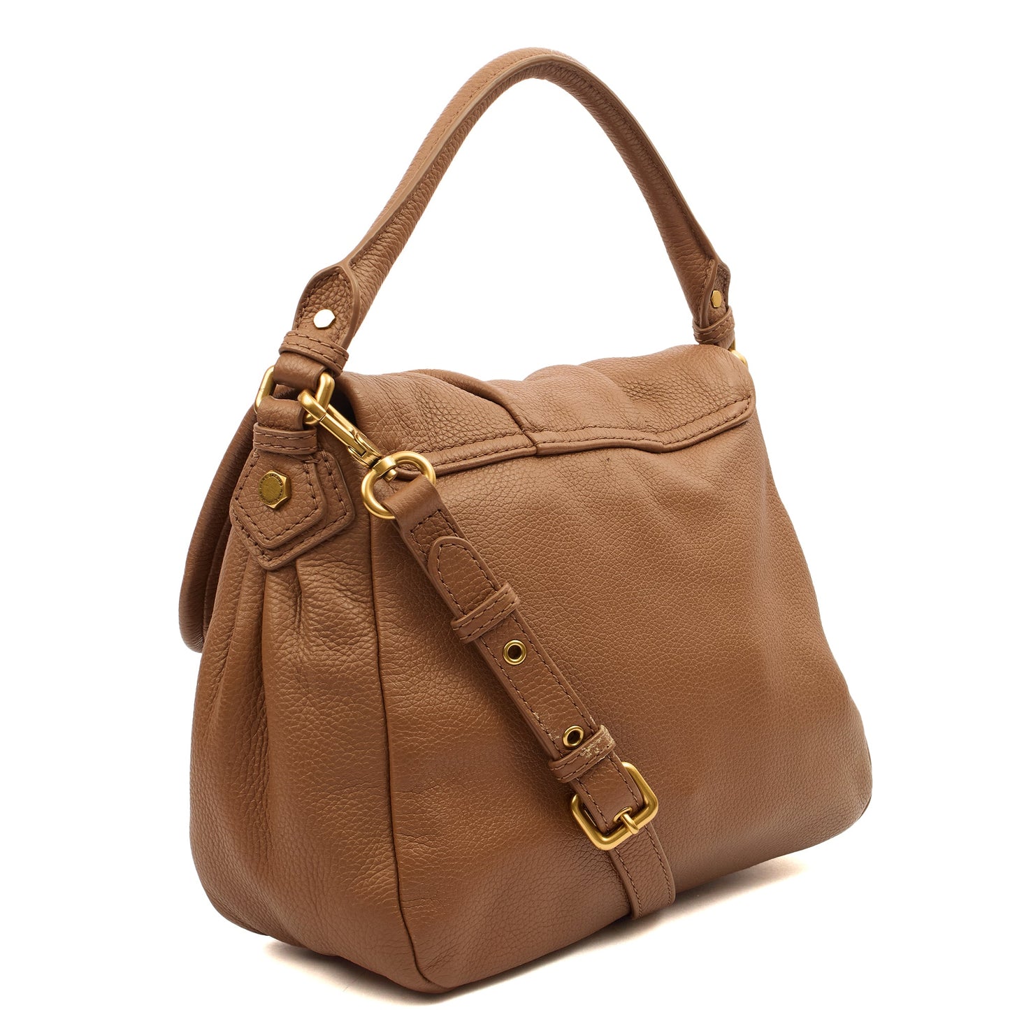 Marc Jacobs Shoulder Bag The Shoulder Bag in Brown, Leather — Side View