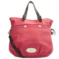 Mulberry Cross Body Mitzy Hobo in Pink, Calfskin Leather — Front View