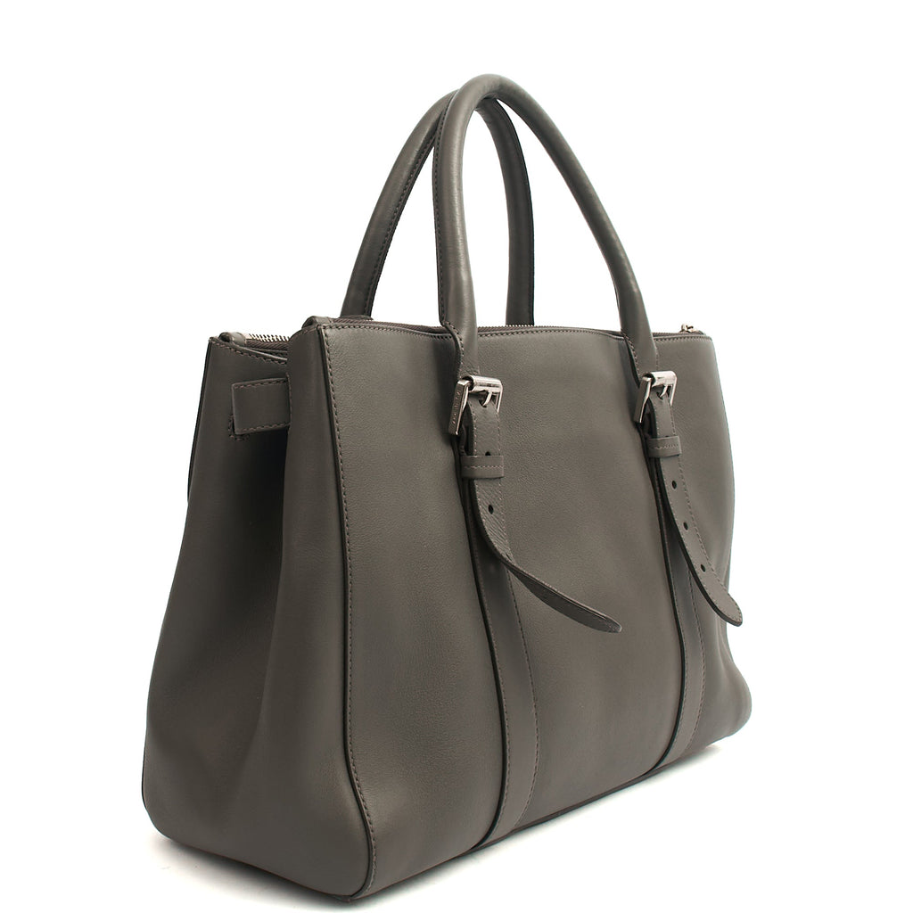 Mulberry Tote Bayswater Double Zip Tote in Pavement Grey, Leather — Alternate View 8
