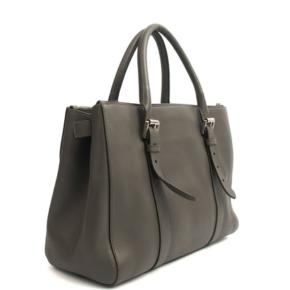 Mulberry Tote Bayswater Double Zip Tote in Pavement Grey, Leather — Alternate View 14