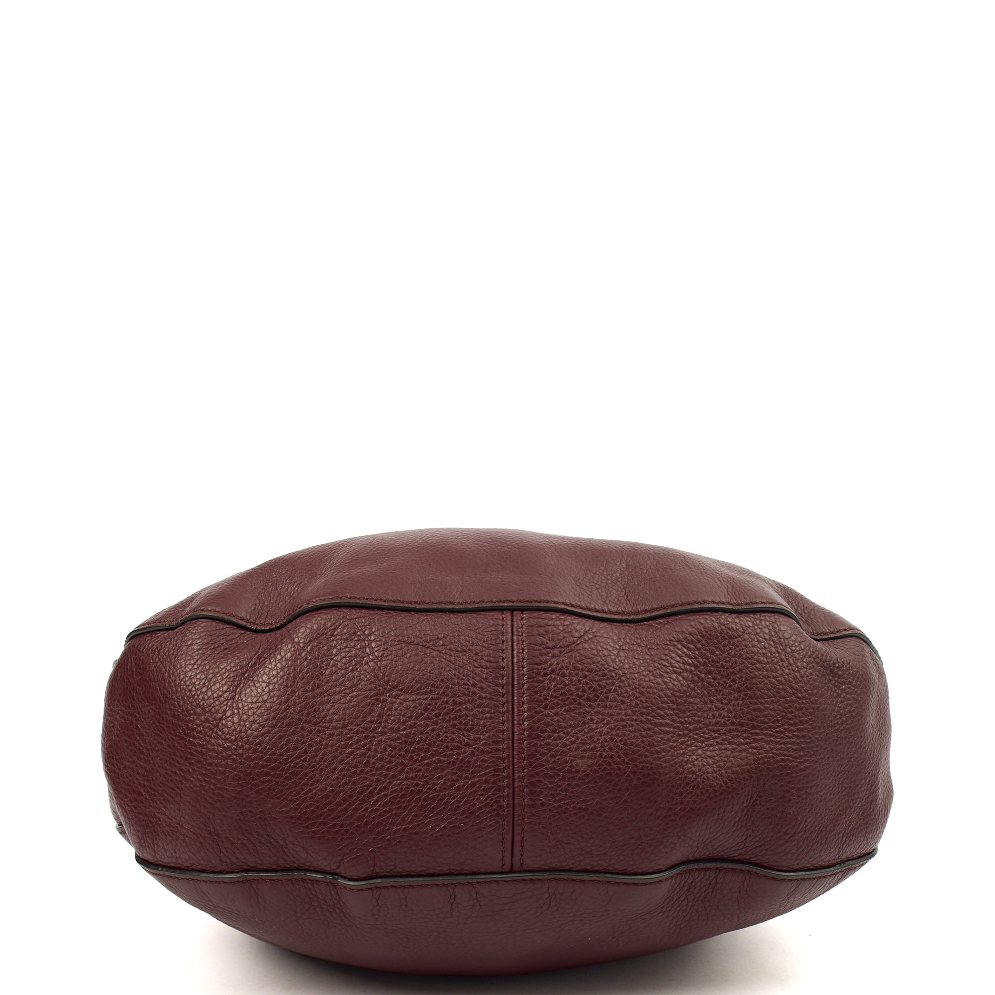 Mulberry Tote Daria Hobo in Purple, Calfskin Leather — Detail View