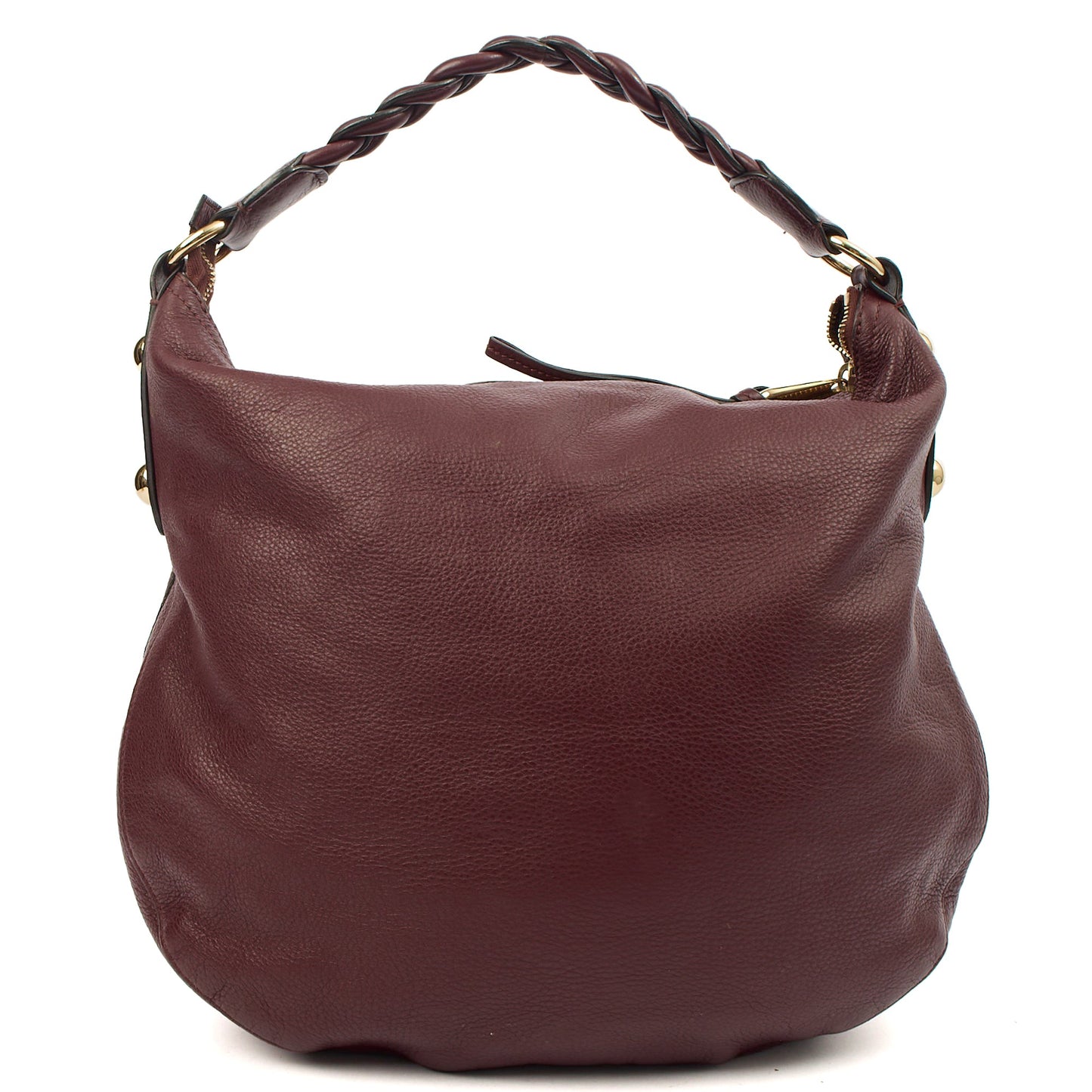 Mulberry Tote Daria Hobo in Purple, Calfskin Leather — Top View