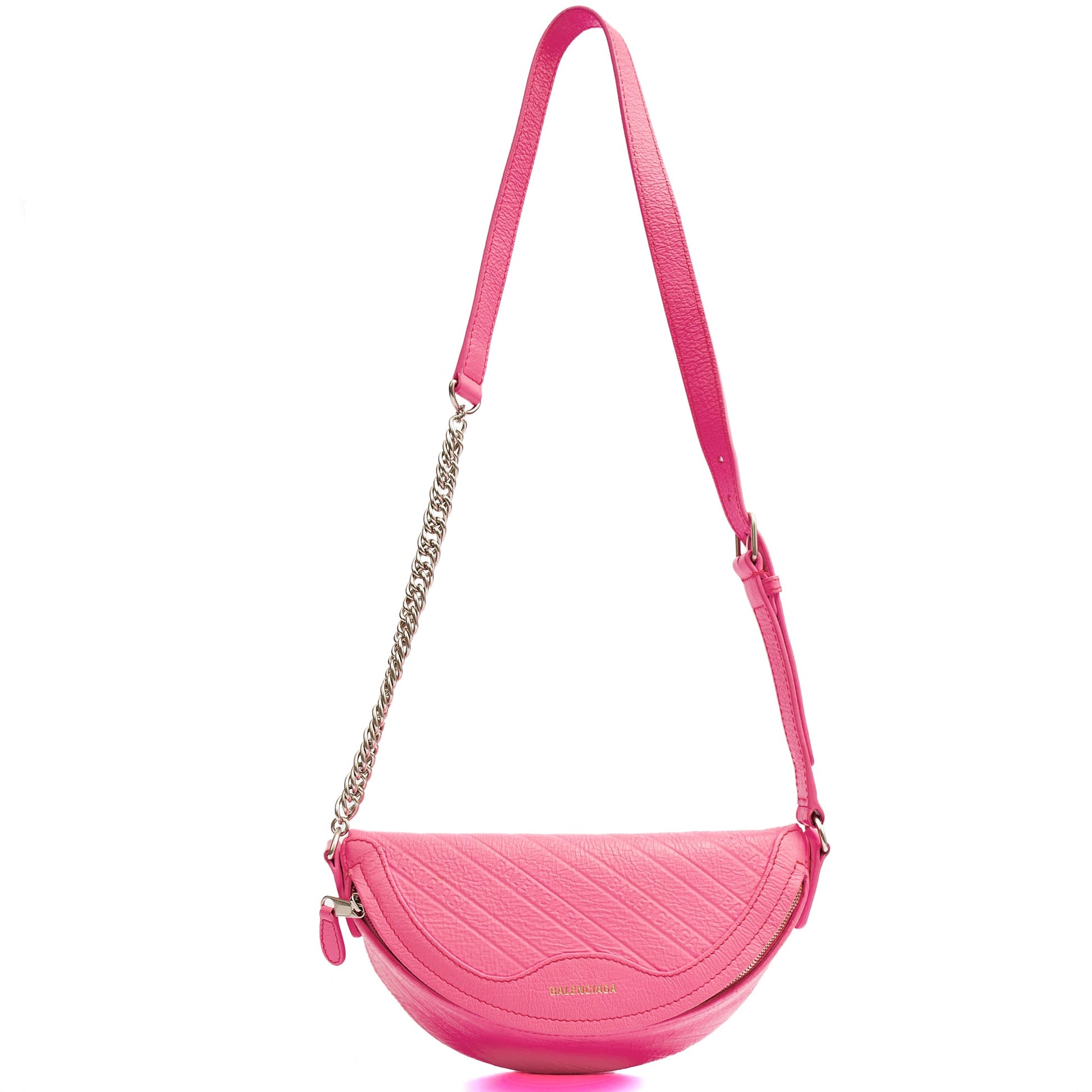 Balenciaga Cross Body Belt Bag in Pink, Veau (Calfskin) — Alternate View 12
