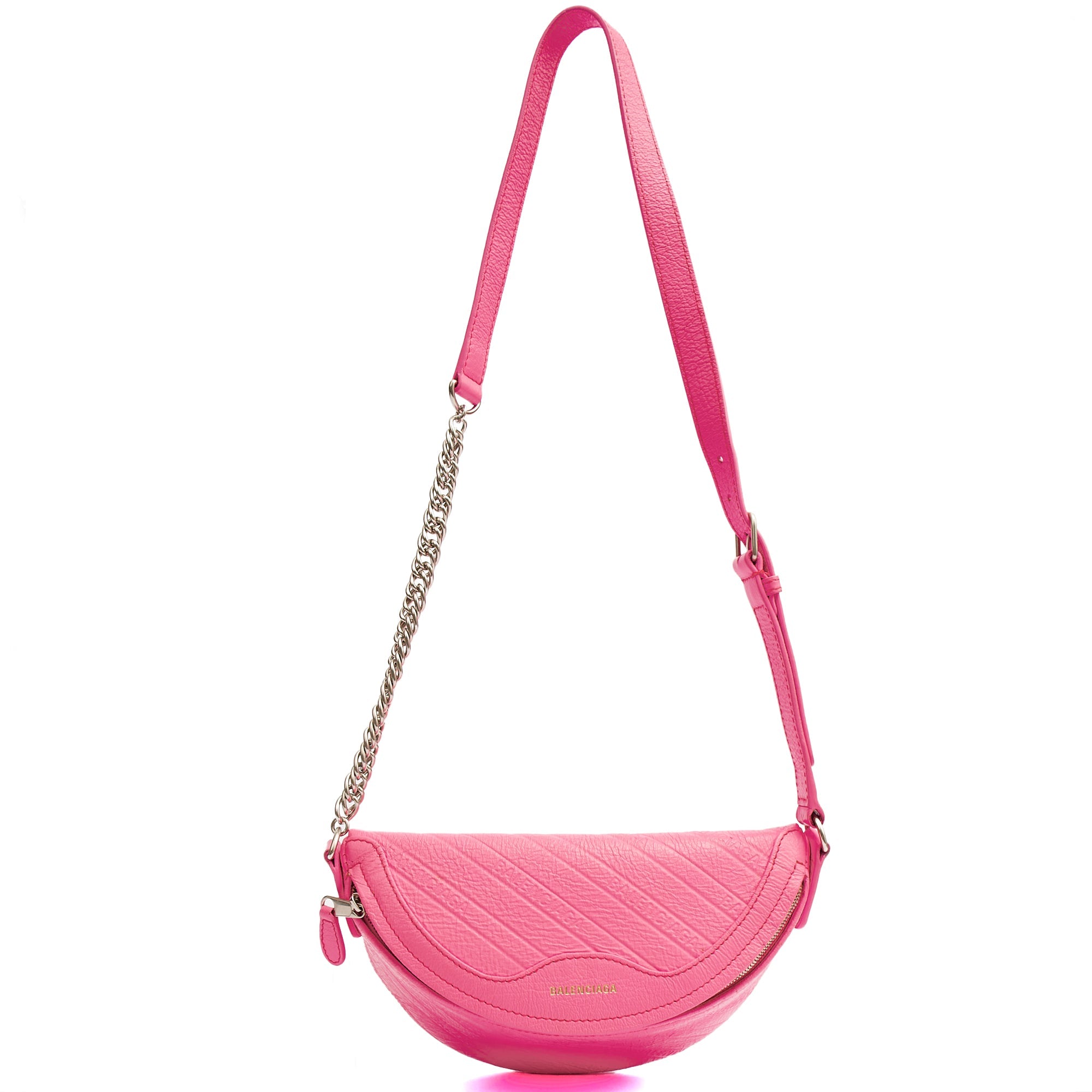 Balenciaga Cross Body Belt Bag in Pink, Veau (Calfskin) — Alternate View 19