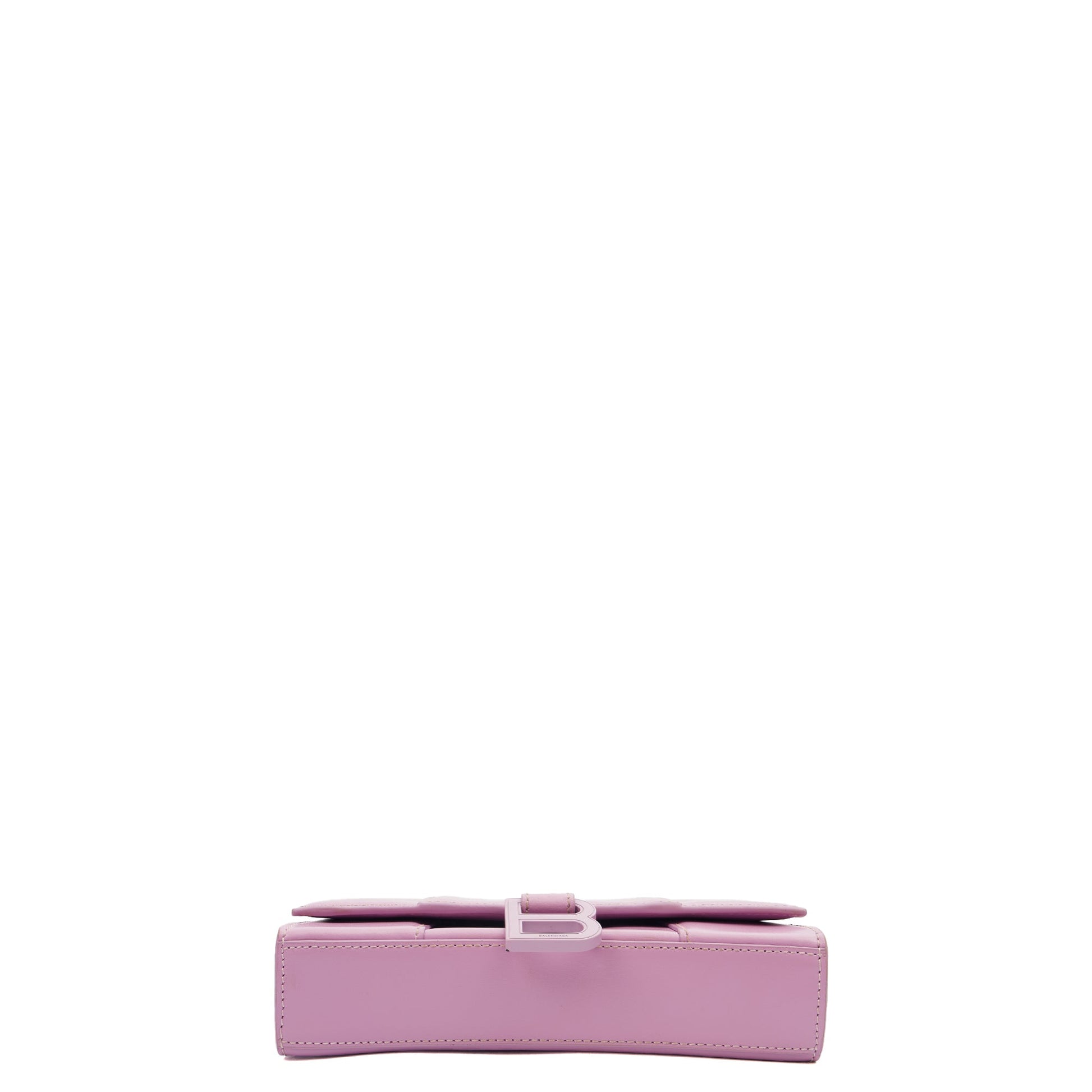 Balenciaga Cross Body Hourglass Wallet on Chain in Purple, Leather — Alternate View 18