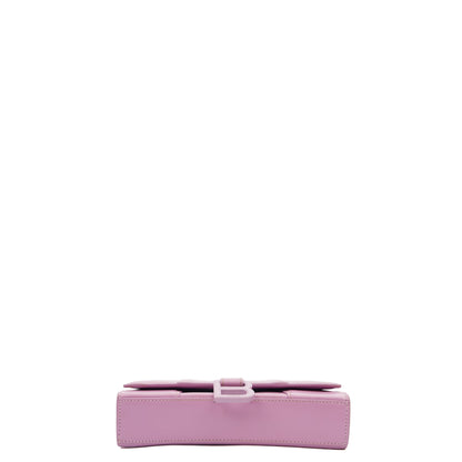 Balenciaga Cross Body Hourglass Wallet on Chain in Purple, Leather — Alternate View 18
