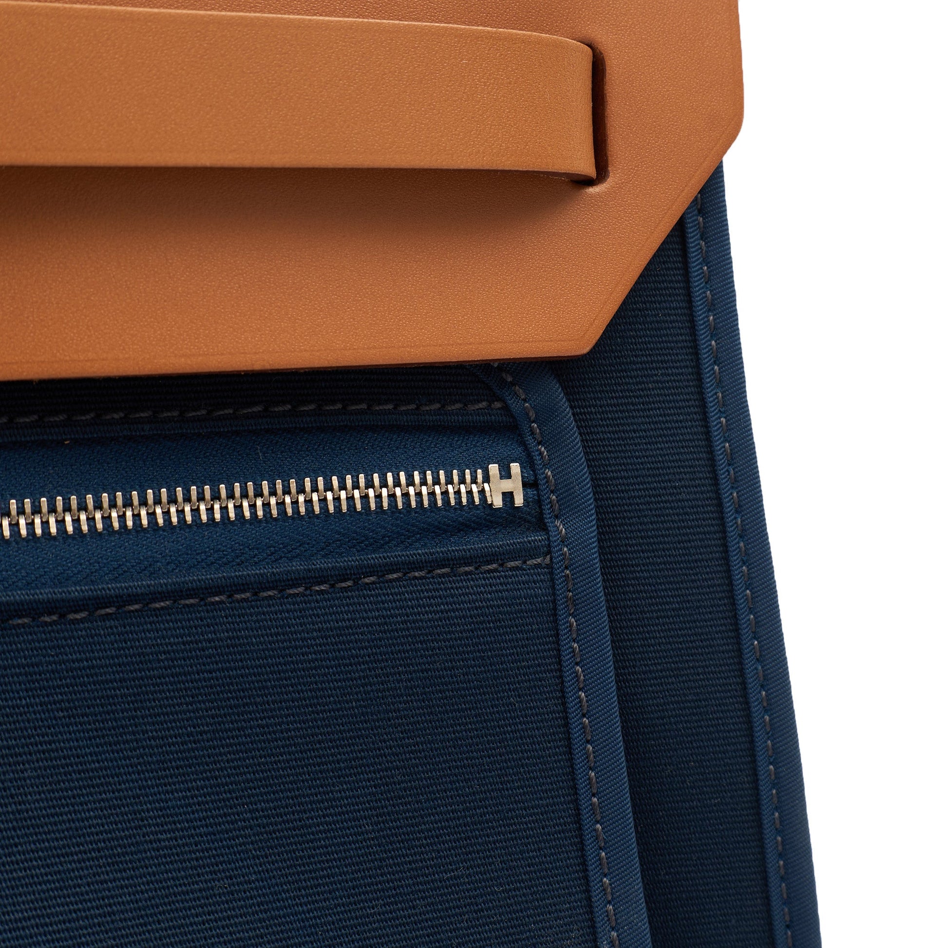 Hermes Tote Herbag Zip 31 in Bleu Électrique, Canvas — Alternate View 27