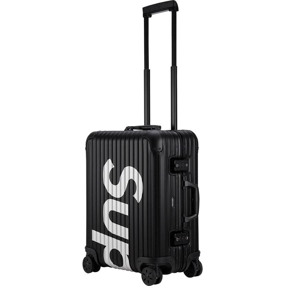 Supreme RIMOWA Topas Multiwheel 45L Black — Top View