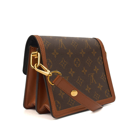 Louis Vuitton Cross Body Dauphine MM Bag in Reverse Monogram, Canvas — Alternate View 9
