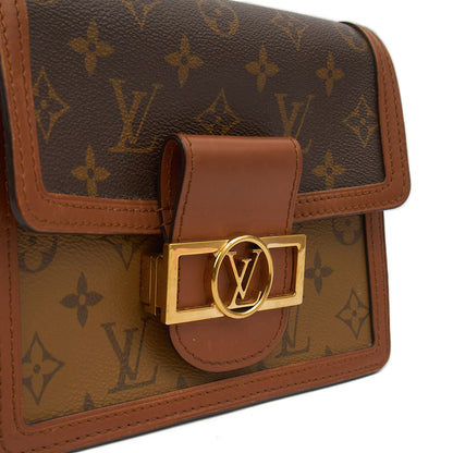 Louis Vuitton Cross Body Dauphine MM Bag in Reverse Monogram, Canvas — Alternate View 19