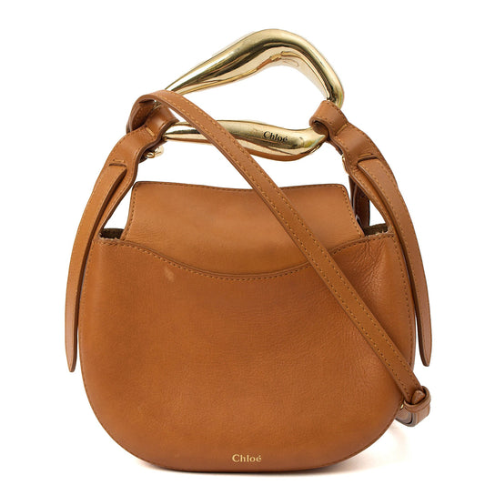 Chloe Cross Body Camel Kiss - Small in Brown, Leather — Front View