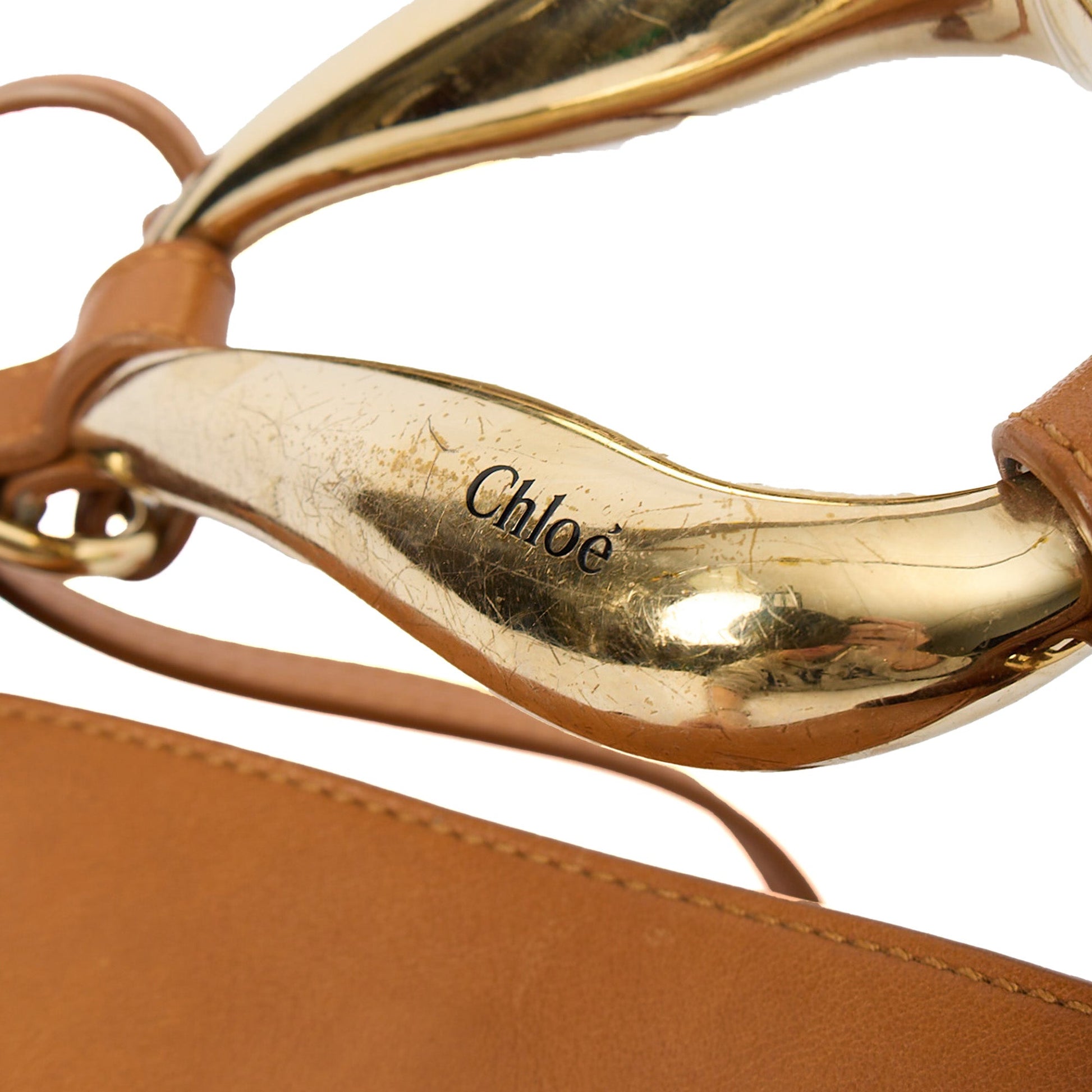 Chloe Cross Body Camel Kiss - Small in Brown, Leather — Side View