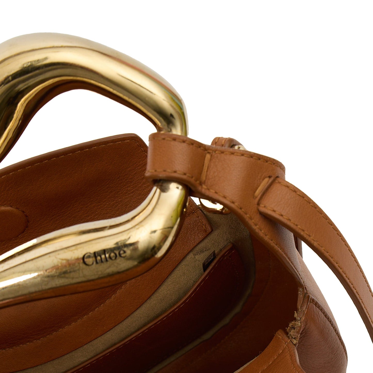 Chloe Cross Body Camel Kiss - Small in Brown, Leather — Alternate View 7