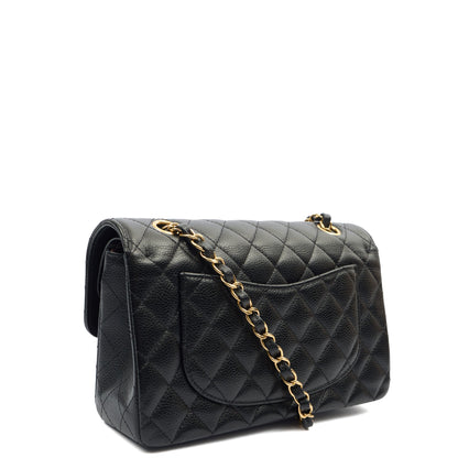 Chanel Cross Body Classic Double Flap - Small in Black, Caviar Leather — Alternate View 11