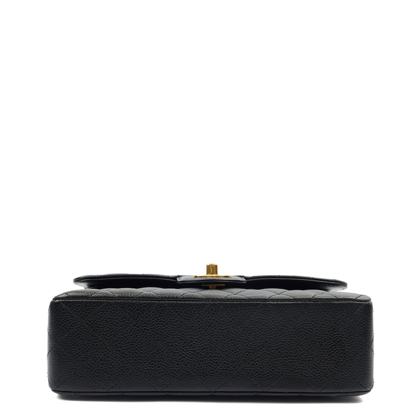 Chanel Cross Body Classic Double Flap - Small in Black, Caviar Leather — Alternate View 13