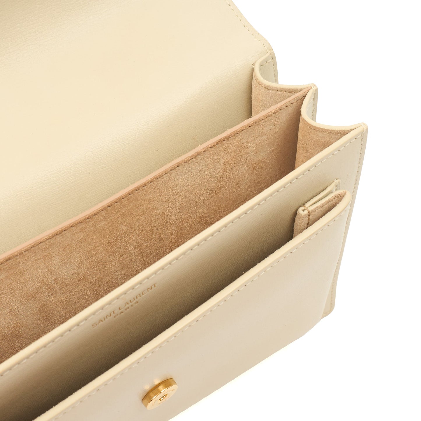 Saint Laurent Cross Body Sunset - Medium in Neutral, Leather — Alternate View 7