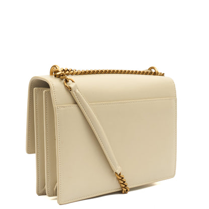 Saint Laurent Cross Body Sunset - Medium in Neutral, Leather — Back View