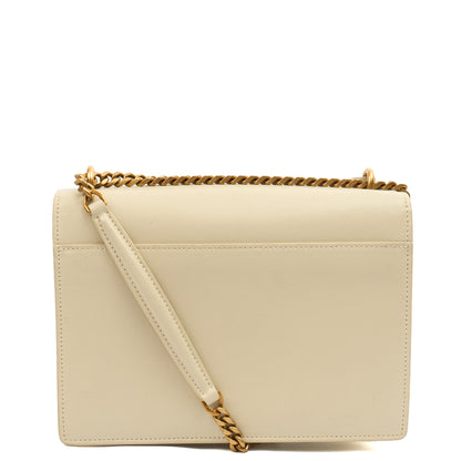 Saint Laurent Cross Body Sunset - Medium in Neutral, Leather — Top View
