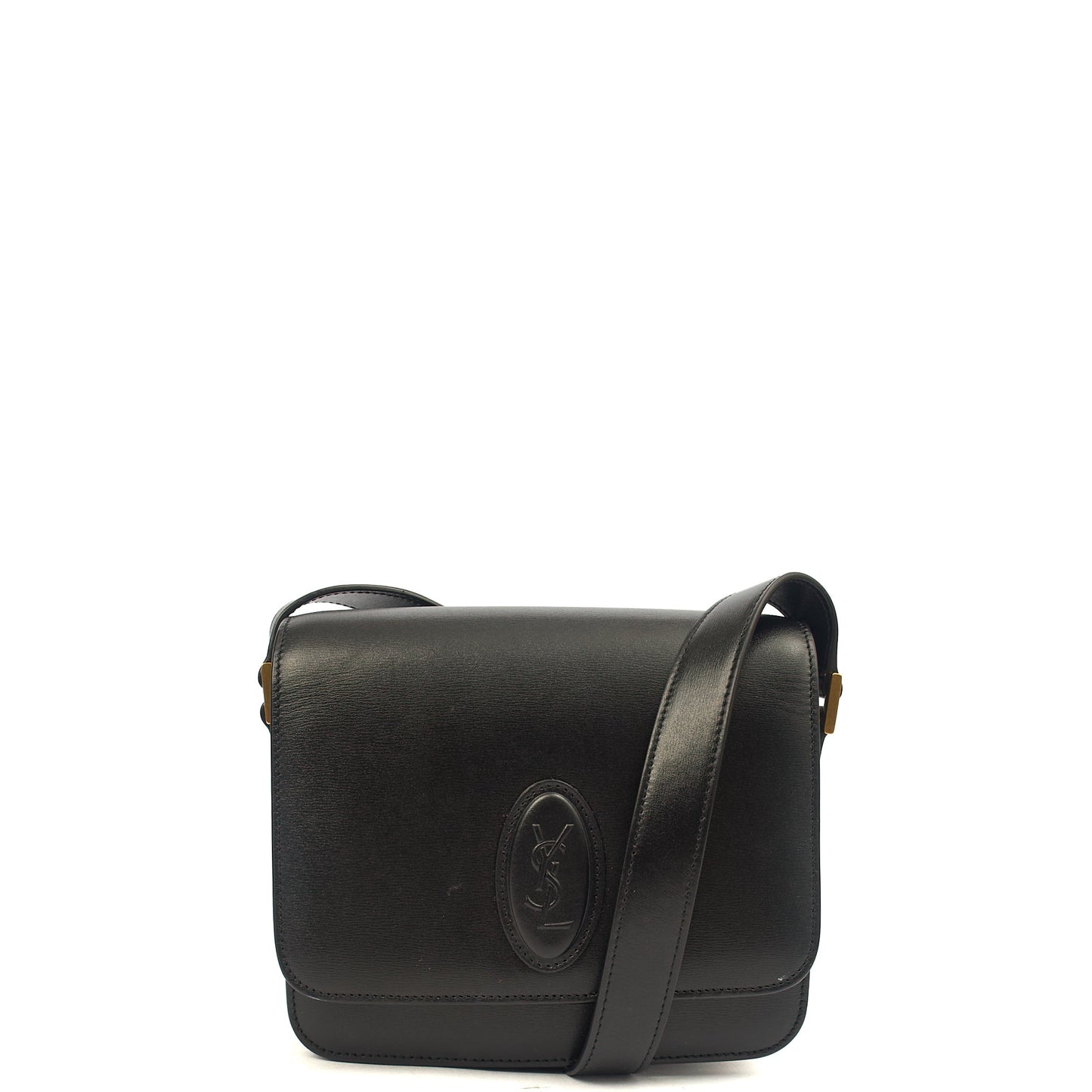 Saint Laurent Shoulder Bag LE 61 in Black, Calfskin Leather — Alternate View 7