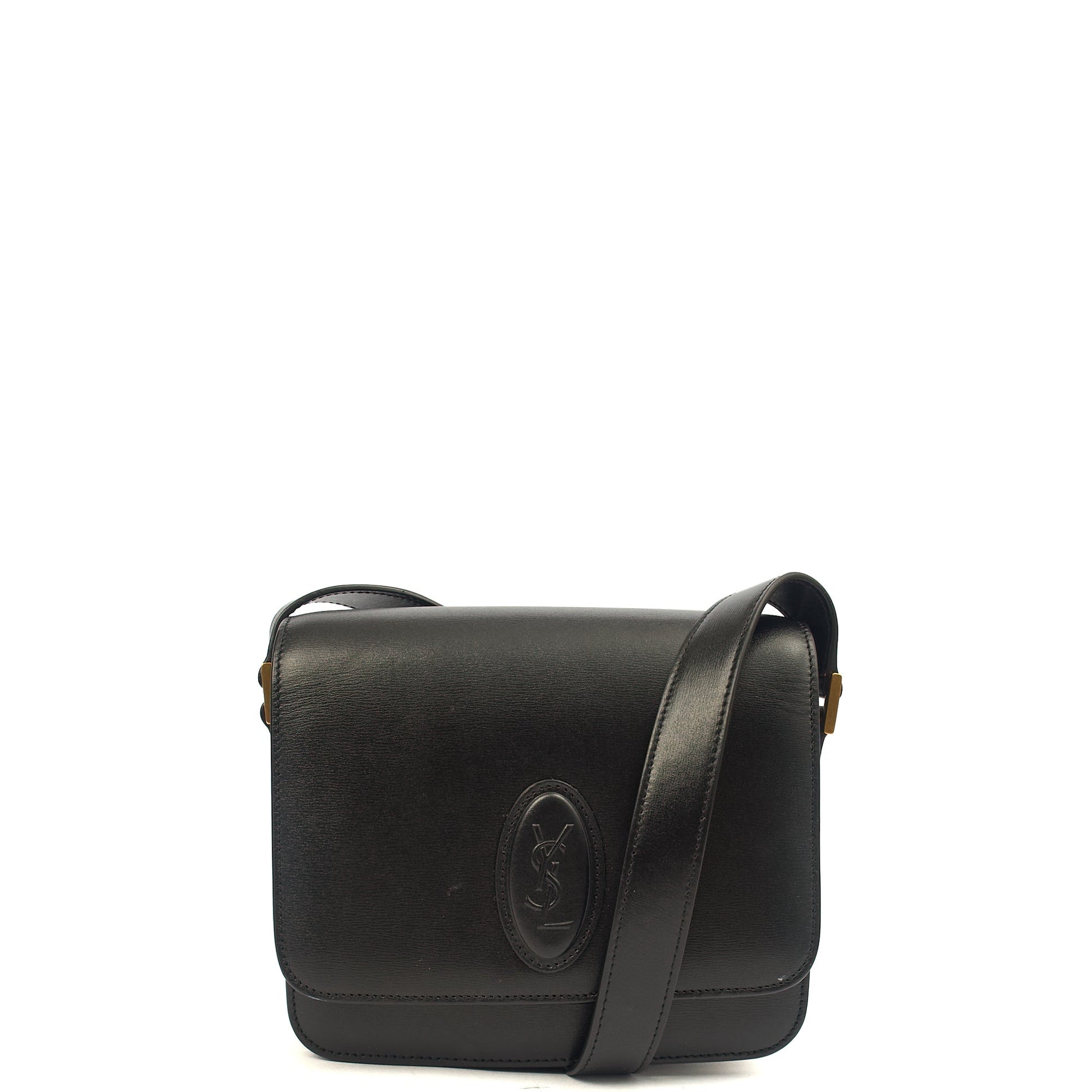 Saint Laurent Shoulder Bag LE 61 in Black, Calfskin Leather — Alternate View 7