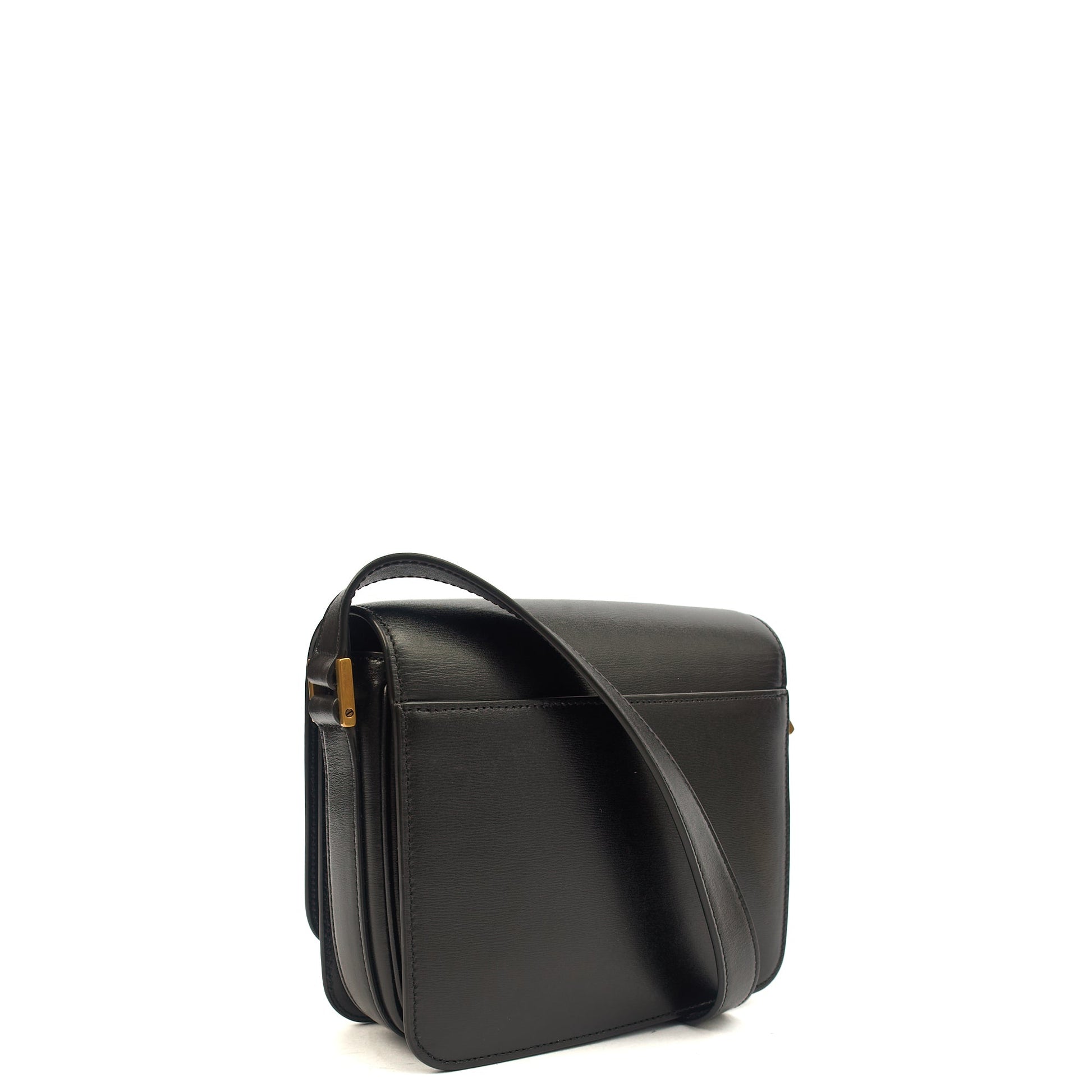 Saint Laurent Shoulder Bag LE 61 in Black, Calfskin Leather — Alternate View 8