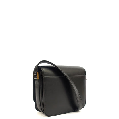 Saint Laurent Shoulder Bag LE 61 in Black, Calfskin Leather — Alternate View 8