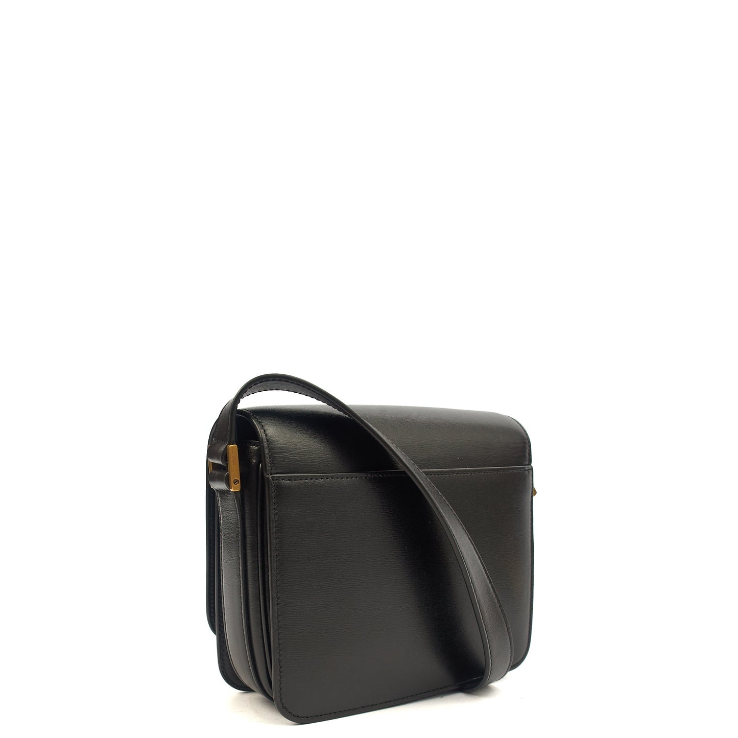 Saint Laurent Shoulder Bag LE 61 in Black, Calfskin Leather — Alternate View 14