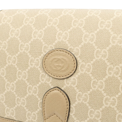 Gucci Cross Body Interlocking GG Shoulder Bag - Small in Neutral, Leather — Alternate View 18
