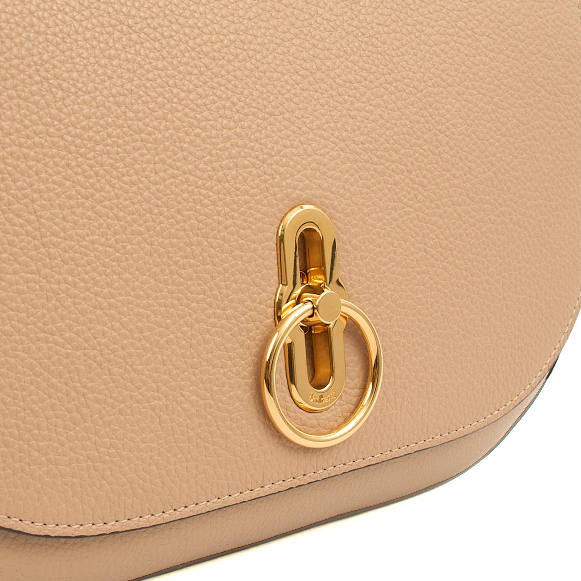 Mulberry Satchel Amberley in Rose Water, Leather — Lifestyle View