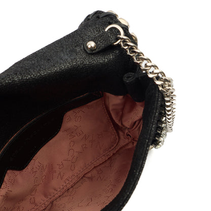 Stella McCartney Cross Body Falabella Clutch in Black, invalid — Lifestyle View