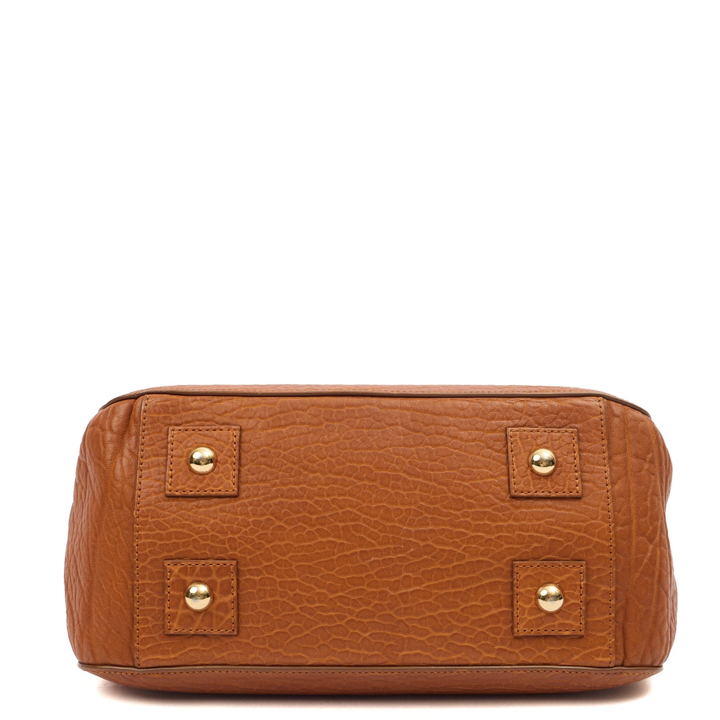 Mulberry Top Handle Suffolk - Large  in Ginger, Leather — Detail View